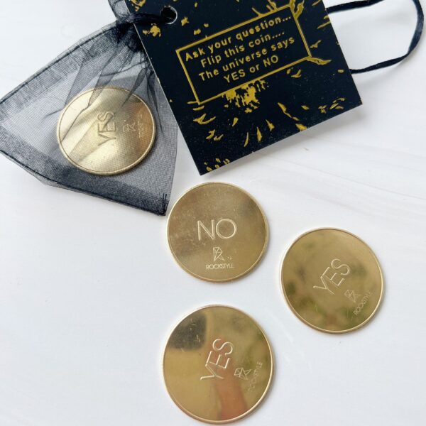 Yes or No munt - Flip a Coin - Grappig Cadeau voor Twijfelaars