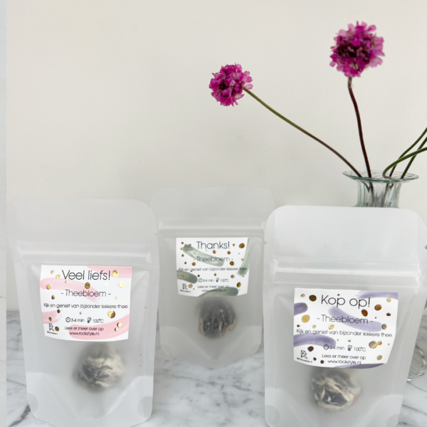 Magische Theebloem - Kies jouw Boodschap (Groene Thee)